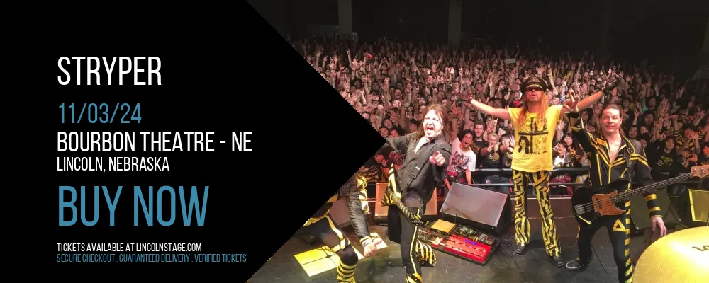 Stryper at Bourbon Theatre - NE