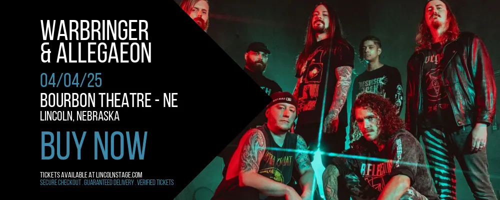 Warbringer & Allegaeon at Bourbon Theatre - NE